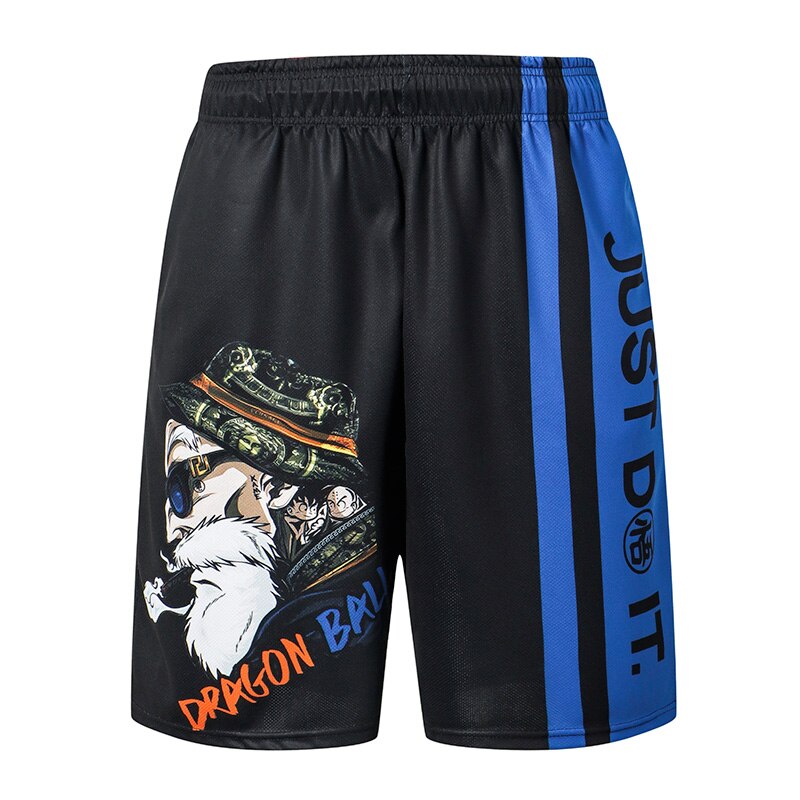 New dargon ball z GOKU Loose Sport Shorts Men Cool Summer Basketball Short Pants
